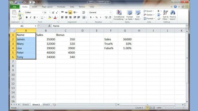 Microsoft Excel 2007 2010 pt 4 (Conditional Format, If Function, Copy/Paste) смотреть онлайн
