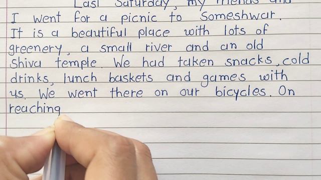 Write essay on a picnic || essay in english || a picnic || aj education || смотреть онлайн