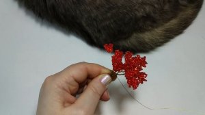 Дерево из бисера. Красная Акация.1 часть. Мастер класс. Пошаговый МК для начинающих