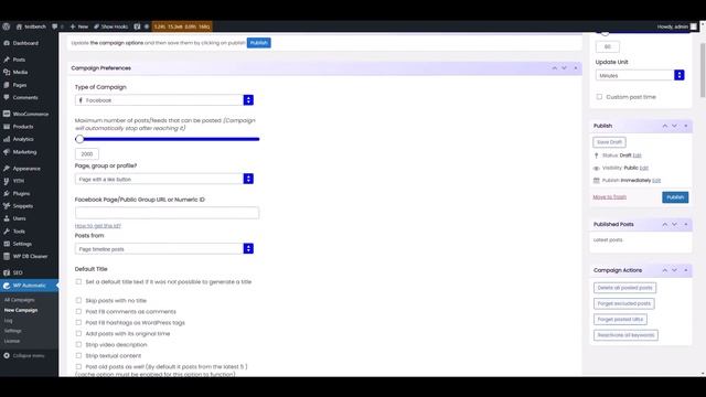 How to import content from Facebook using WP Automatic Plugin? смотреть онлайн