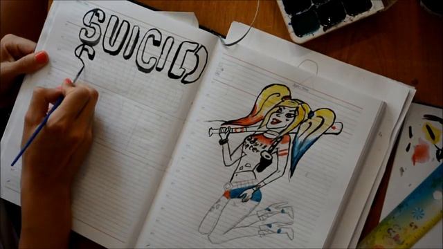 Идеи для скечбука и личного дневника на тему Харли Квинн Отряд Самоубийц DC Comics смотреть онлайн