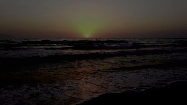 Ocean Waves At Sunset In 4K UHD | Waves Sounds For Sleep (10 Hours)