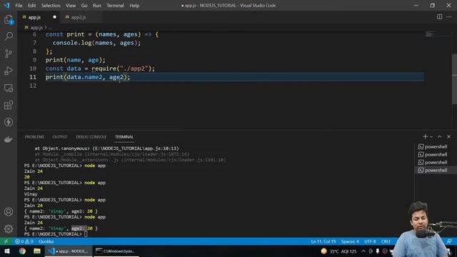 Nodejs Modules | Complete Nodejs Tutorial #part3 смотреть онлайн