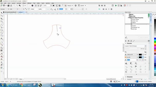 Corel Draw Tips & Tricks Object Styles Dimension Tools смотреть онлайн