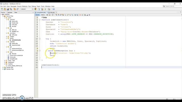 Enhancement 2 PDO Error Handling смотреть онлайн