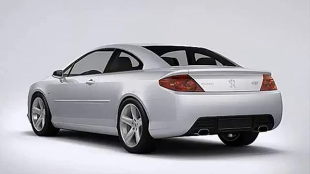 Peugeot 407 Coupe 3D model from CGTrader.com смотреть онлайн