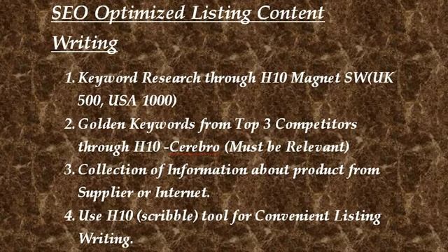 Amazon Product Listing SEO смотреть онлайн