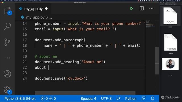 Writing Headings to Word Documents with Python | Python Tutorial #20 смотреть онлайн