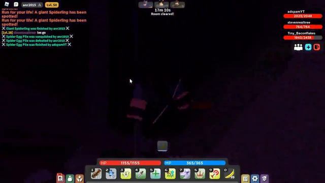 (AUG 2021) Spider Queen Dungeon as a lvl 50 Ranger | ROBLOX - Vesteria смотреть онлайн