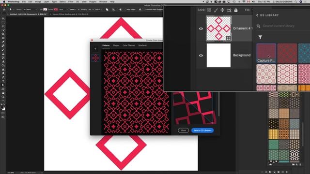 Pattern in Photoshop - طريقة عمل الباترن في الفوتوشوب смотреть онлайн