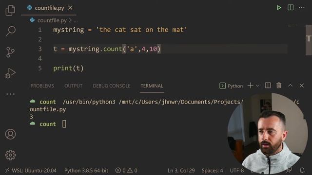 Python count – Python tutorial for beginners – CodeBerry Programming School смотреть онлайн
