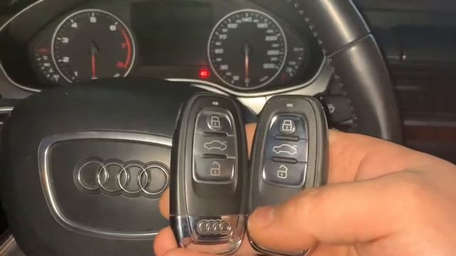 Изготовление ключа Audi A6 C7 смотреть онлайн