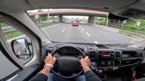 2023 Citroen Jumper | 2,2 BlueHDi 140HP | POV Test Drive