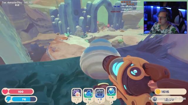[ #2 ] Пятёрка открыл Коралловый Биом в Slime Rancher 2 - Водяные Слаймы (Нарезка стрима ФУГА TV) смотреть онлайн