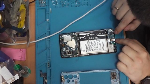 Samsung A32 (a325) - после воды, не работает сенсор (тачскрин). Разборка. Подробно смотреть онлайн