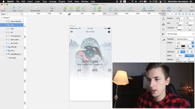 First Sketch Tutorial 2017! Profile UI/UX • Sketchapp Tutorial / Sketch 4 Tutorial смотреть онлайн