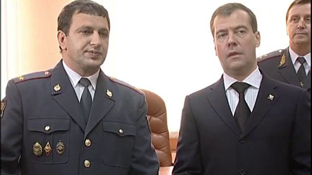 Посещение Д.А.Медведевым Рязанского филиала Московского университета МВД РФ. смотреть онлайн