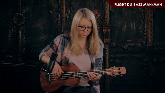 FLIGHT DU-BASS | Electro-Acoustic Bass Ukulele Demo смотреть онлайн