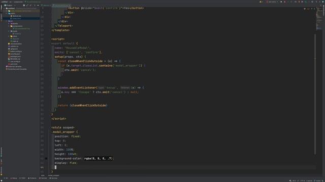 REUSABLE MODAL COMPONENT USING VUE3 COMPOSITION API смотреть онлайн