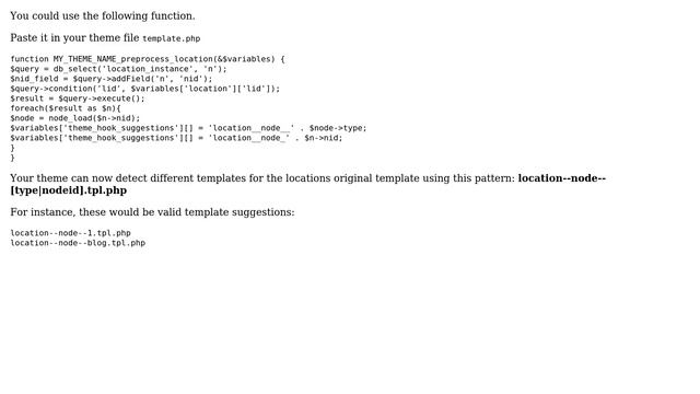 Add template suggestions for location.tpl.php to use a different layout for addresses on... смотреть онлайн