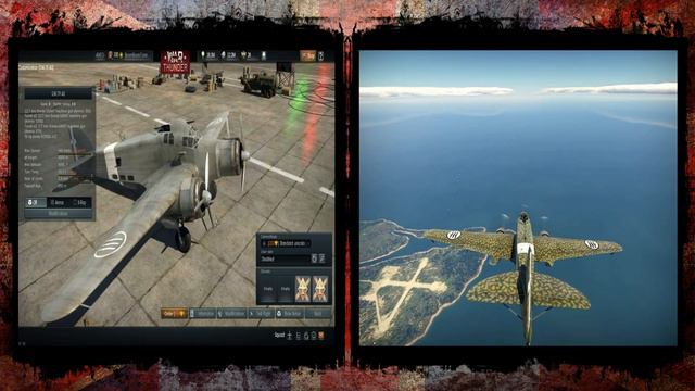 War Thunder - 1.67 - Archiving Italian Aircraft in the German Tree - Bombers смотреть онлайн