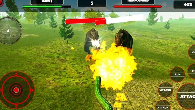 Best Dino Games - Angry Anaconda ? vs ? Dinosaur Simulator Android Gameplay Dino Games Dino videos смотреть онлайн