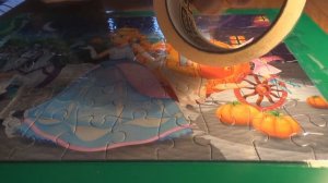 Склеивание пазлов скотчем