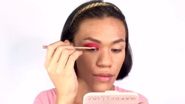 Pink Glitter Cut Crease Eyeshadow | Eye Makeup Tutorial смотреть онлайн