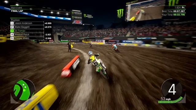 Monster Energy Supercross - The Official Videogame 2 - First gameplay reveal смотреть онлайн