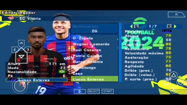 SE LIGA NESSE NOVO PES 2024 DE PPSSPP PARA CELULAR COM TIMES BRASILEIROS E EUROPEUS LICENCIADOS смотреть онлайн