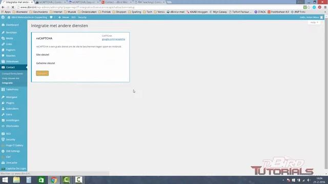 reCAPTCHA toevoegen aan je contactformulier met WordPress смотреть онлайн