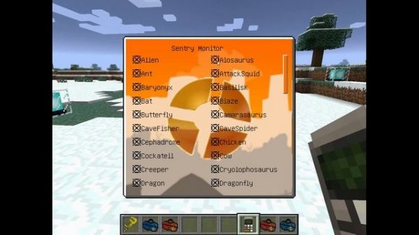 Турель и Раздатчик из Team Fortress 2 в minecraft и Ore Spawn mod !