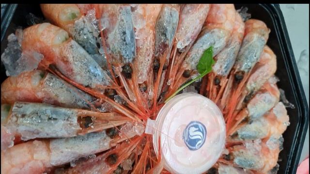 Сет креветок Ама Эби + фирменный соус с доставкой на дом! смотреть онлайн