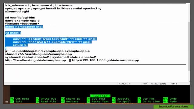 How To Setup Apache To Run C++ as CGI script in Web Browser On Ubuntu 20.04 LTS смотреть онлайн