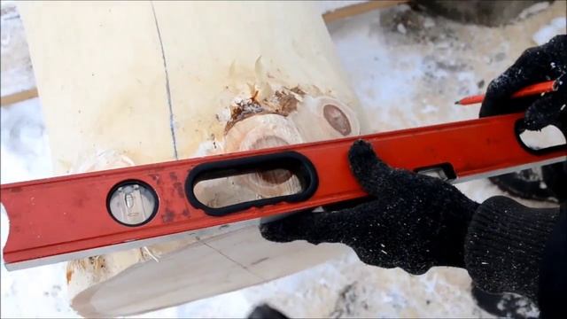 Установка столбов в срубе. смотреть онлайн