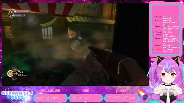 Sus android cat girl explores more of Rapture City :3 | Bioshock Remastered Pt. 3 | Chatting and Mu смотреть онлайн
