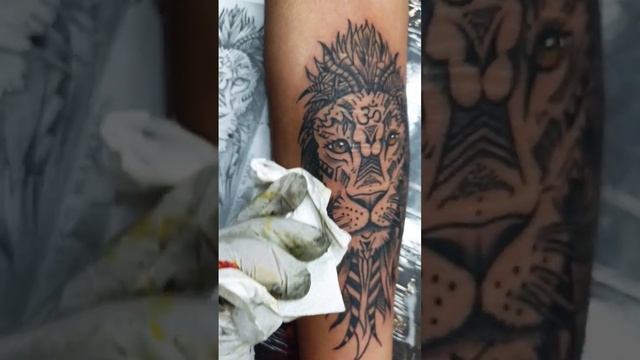 lion ? tattoo #tattoo #tranding #shorts смотреть онлайн