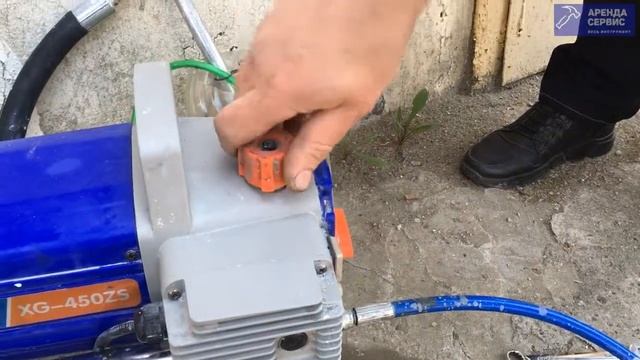 Покрасочный аппарат безвоздушного распыления XG 450 ZS, как работать смотреть онлайн