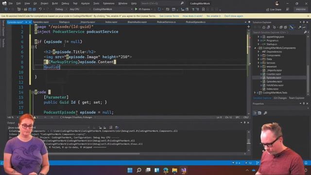 Planning, designing, and coding a Blazor site from scratch part 3 смотреть онлайн