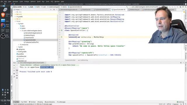 Spring Boot and Kotlin - Get started tutorial 2nd part -typealias and smartcast смотреть онлайн