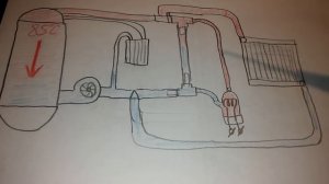 Врезка эл.подогревателя без помпы, в систему охлаждения ДВС.(п