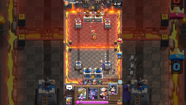 [Clash Royal] WIN 2vs2 Sparky + Giant Skeleton Deck [클래시 로얄] 스파키 + 자이언트 해골 스켈레톤 승리 덱 смотреть онлайн