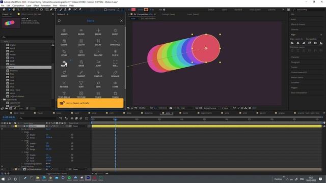Motion 3 (Plug-In) After Effects Tutorial - Mt Mograph смотреть онлайн