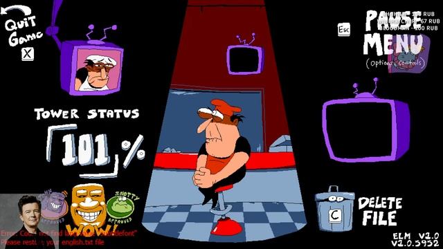 Стрим по Pizza tower #??? Круг 3,4.(lap 3,4) p rank смотреть онлайн