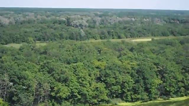 Славянск, вид с меловых гор. смотреть онлайн