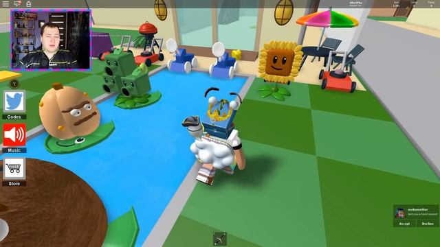 РАСТЕНИЯ ПРОТИВ ЗОМБИ ТАЙКУН *2 ЧАСТЬ* !!! | ROBLOX ПО РУССКИ | | Роблоксер Альберт смотреть онлайн