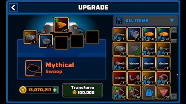 [Super Mechs] - SWOOP UPGRADE (mythical + maxing)