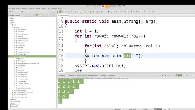 Java in Tamil - Pattern Programs from Basics for Beginners - Muthuramalingam - Payilagam смотреть онлайн