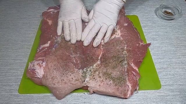 Мясной рулет из свинины с языком "Деликатесный" смотреть онлайн