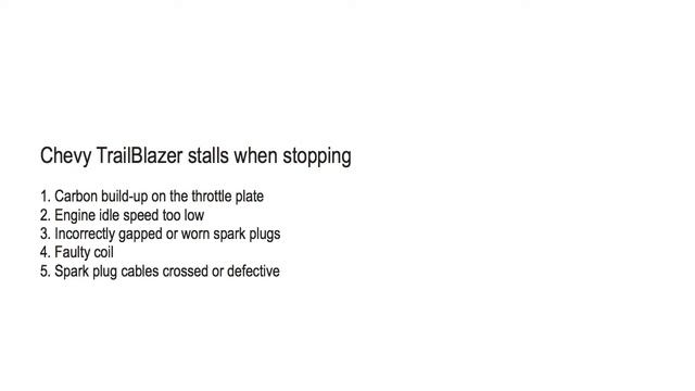 Chevy TrailBlazer Stalls When Stopping or Braking Hard смотреть онлайн